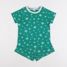 Petit Bateau - pyjama coton vert - 4 ans