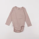 H&M - body rose - 9/12 mois