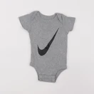Nike - body gris - 0/6 mois