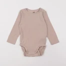 H&M - body beige - 9/12 mois
