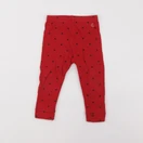 Petit Bateau - legging rouge - 12 mois
