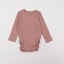 H&M - body rose - 9/12 mois