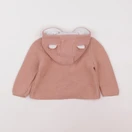 Vertbaudet - gilet rose - 12 mois