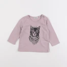 IKKS - tee-shirt violet - 6 mois