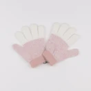Vertbaudet - gants rose - 4/6 ans