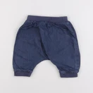 Boutchou - sarouel doublé bleu - 3 mois