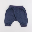 Boutchou - sarouel doublé bleu - 3 mois