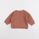 Vertbaudet - sweat marron - 6 mois