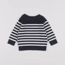 Vertbaudet - pull bleu - 3 mois
