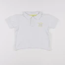Vertbaudet - polo blanc - 3 ans
