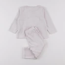 Vertbaudet - pyjama velours rose - 2 ans