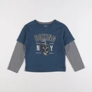 Vertbaudet - tee-shirt bleu - 6 ans