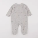 Vertbaudet - pyjama velours beige - 9 mois