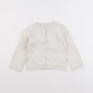 Vertbaudet - gilet blanc - 3 ans