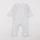 Vertbaudet - pyjama velours blanc - 6 mois