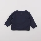 Vertbaudet - sweat bleu - 9 mois
