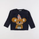 Monoprix - pull bleu - 4 ans
