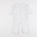 Vertbaudet - pyjama velours blanc - 12 mois