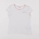 Vertbaudet - maillot de corps blanc, rose - 8 ans