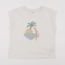 Vertbaudet - tee-shirt blanc - 8 ans