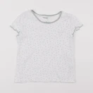 Vertbaudet - maillot de corps blanc, vert - 8 ans
