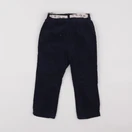 Vertbaudet - pantalon doublé bleu - 24 mois
