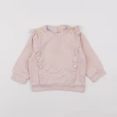 Vertbaudet - sweat rose - 12 mois