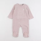 Boutchou - pyjama velours rose - 12 mois