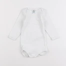 Petit Bateau - body blanc - 6 mois