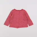 Vertbaudet - tee-shirt rouge - 6 mois