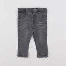 Vertbaudet - jegging gris - 9 mois
