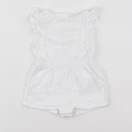 Vertbaudet - combinaison blanc - 6 mois