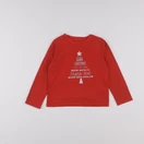Vertbaudet - tee-shirt rouge - 5 ans