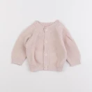 Petit Bateau - gilet rose - 3 mois