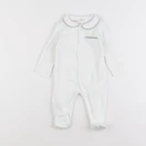 Mango - pyjama coton blanc - 1/3 mois