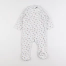 Boutchou - pyjama velours blanc - 12 mois