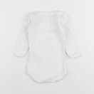 Petit Bateau - body blanc - 12 mois