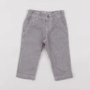 Boutchou - pantalon gris, rouge - 9 mois