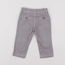 Boutchou - pantalon gris, rouge - 9 mois