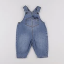 Zara - salopette bleu - 6/9 mois
