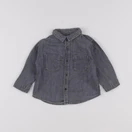 Zara - chemise gris - 6/9 mois
