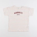 Vertbaudet - tee-shirt orange - 8 ans