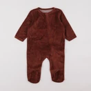Vertbaudet - pyjama velours rouge - 9 mois