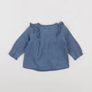 Vertbaudet - blouse bleu - 6 mois