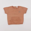 Vertbaudet - sweat orange - 24 mois