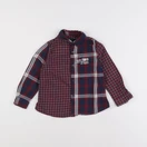 IKKS - chemise rouge, bleu - 2 ans