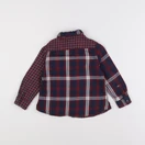 IKKS - chemise rouge, bleu - 2 ans