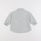 Zara - sur-chemise beige, vert - 9/12 mois