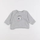Vertbaudet - sweat gris - 3 mois