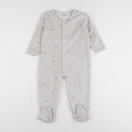 Vertbaudet - pyjama velours beige - 2 ans